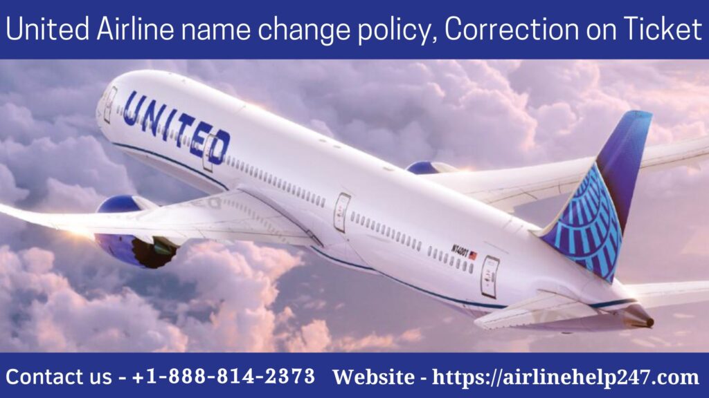 United Airline name change policy